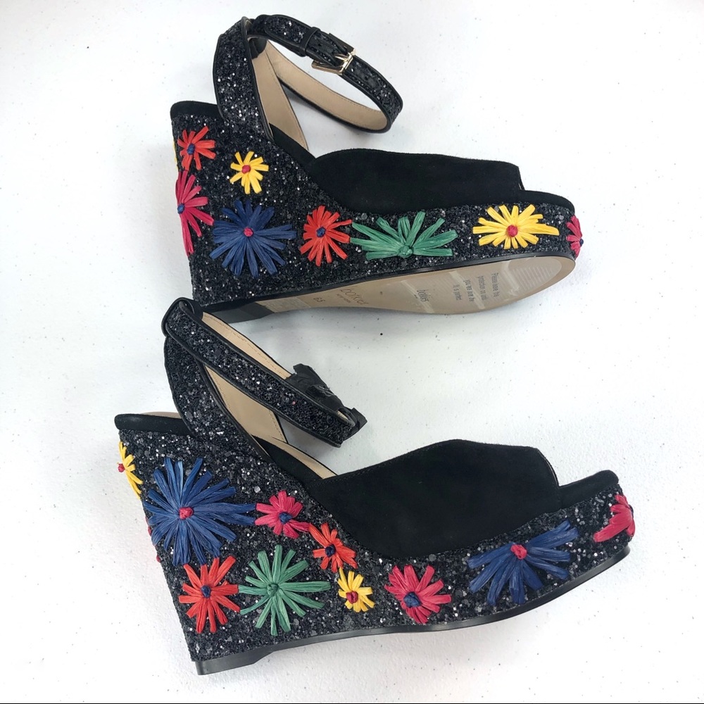 Botkier New York Jessie Wedge Sandals Size 6.5 - Picture 2 of 8